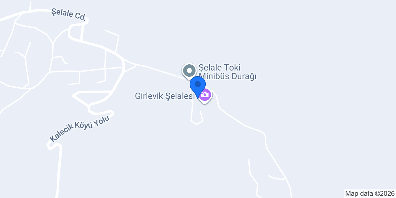 Şelale Restoran konumu