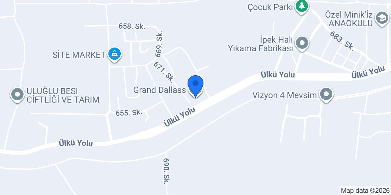Grand Dallass konumu