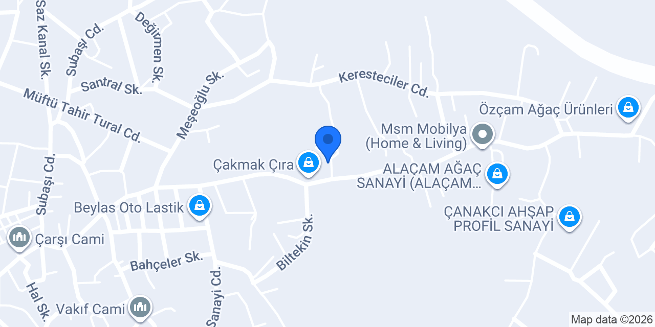 Mrt Dekor - Abdullah Mertoğlu konumu