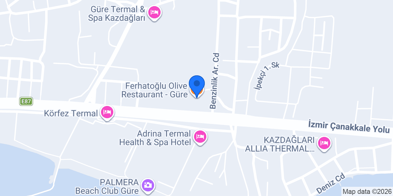 Ferhatoğlu Olive Restaurant - Güre konumu