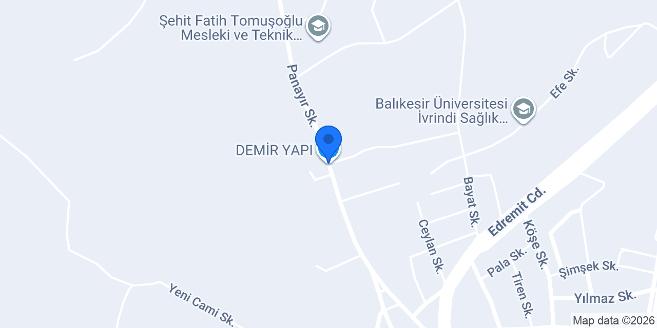 DEMİR YAPI konumu