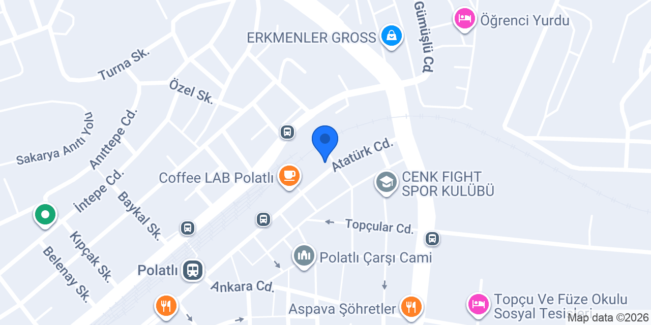 Topçular Döner&Pide konumu
