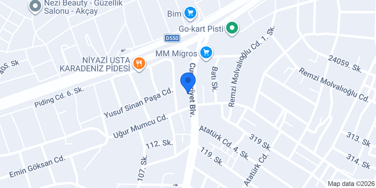SEDA ECZANESI konumu
