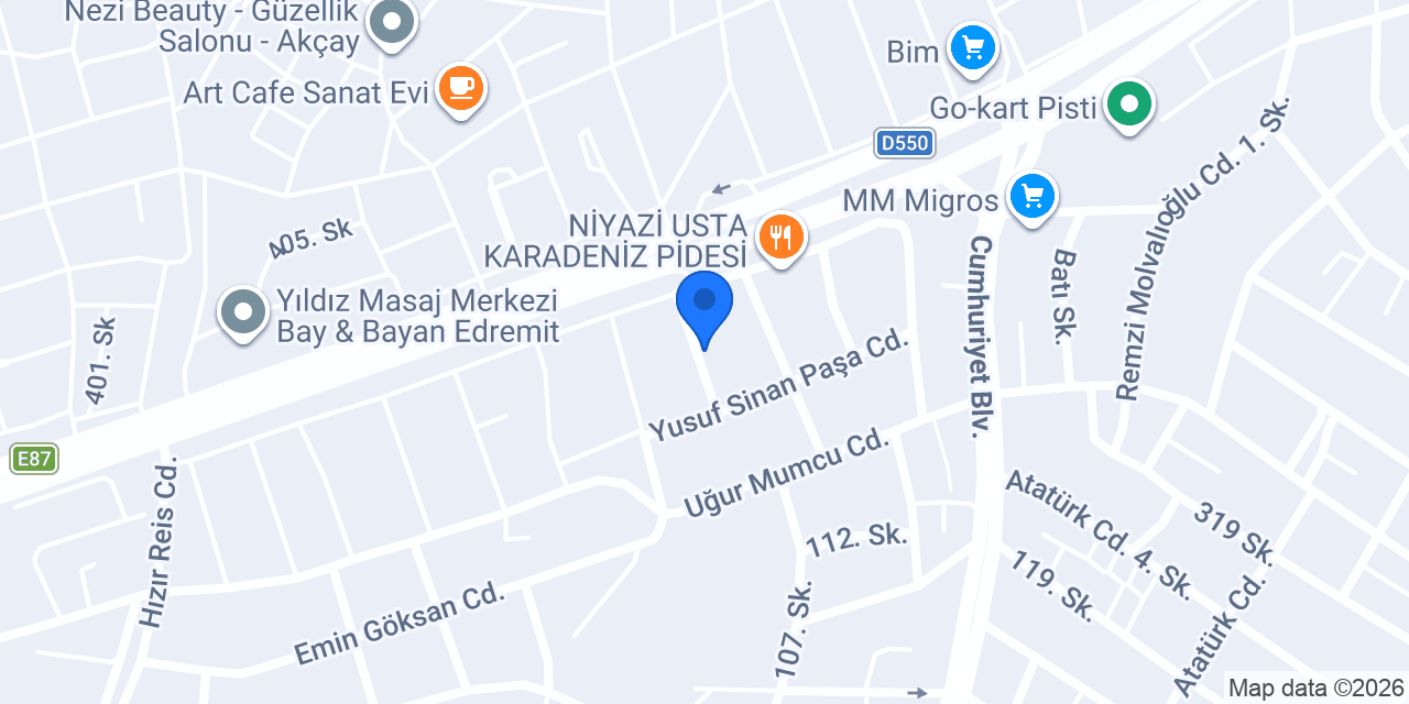 Luna Hotel Akçay konumu