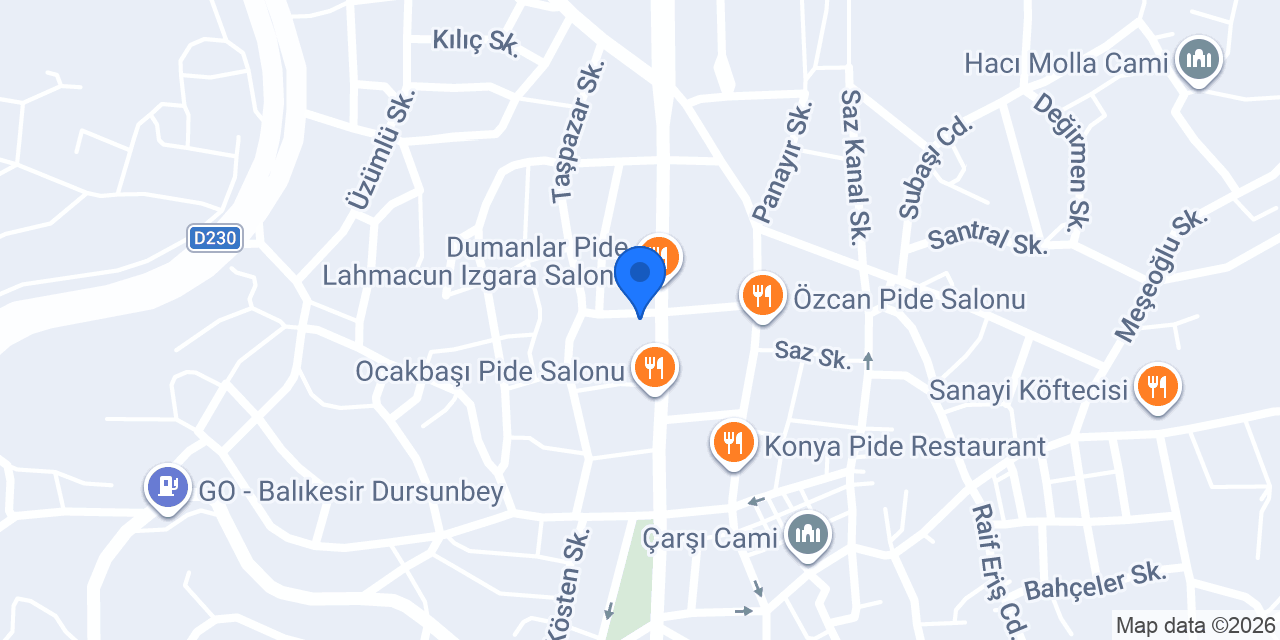 Çakır Elektrik konumu