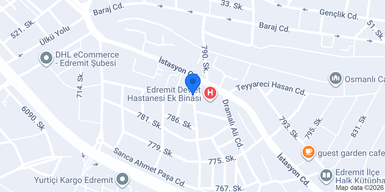 Edremit Akupunktur & Ozon Tedavisi konumu