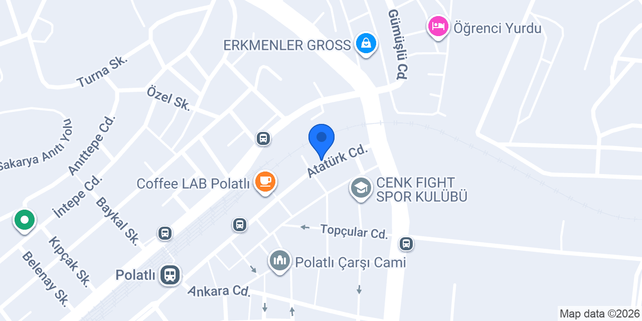Ziraat Bankası Polatlı Şubesi konumu