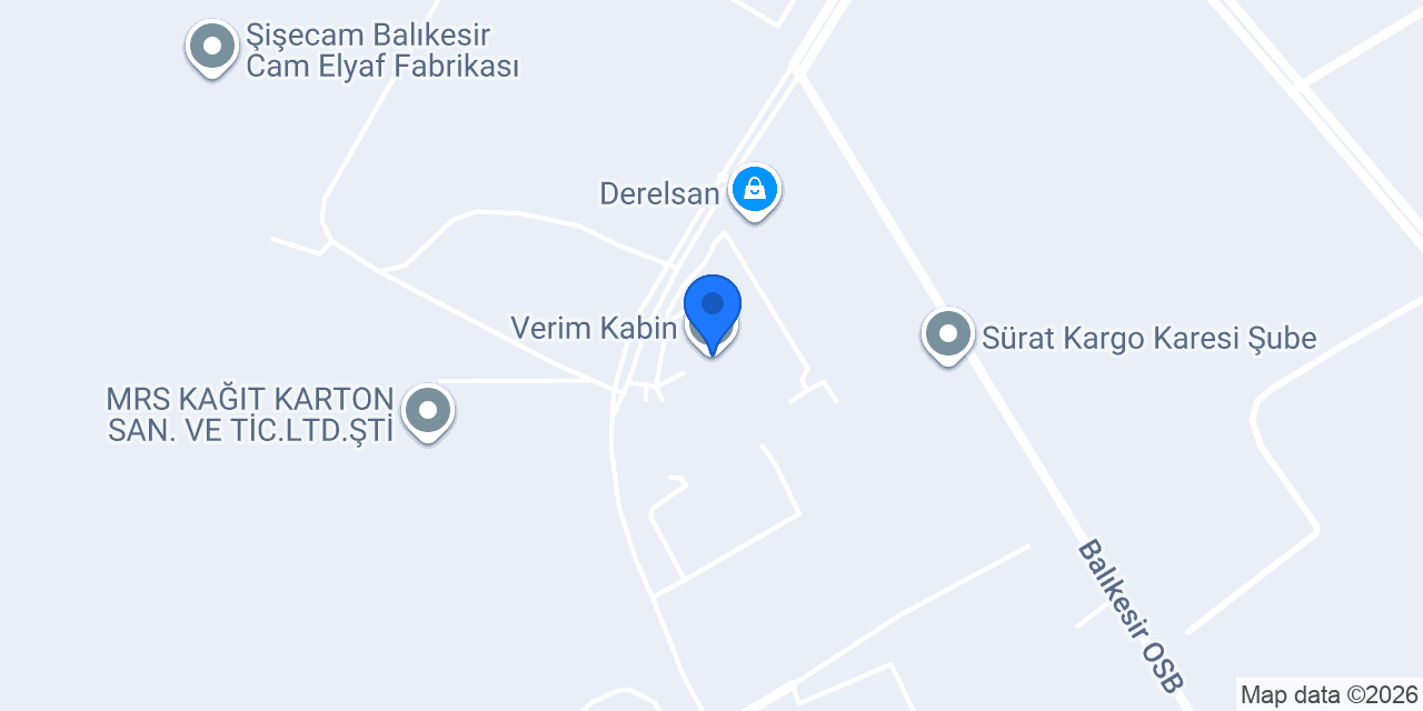 Verim Kabin konumu