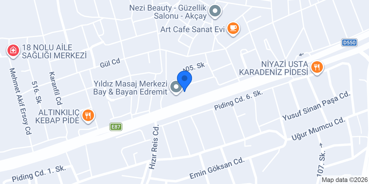 Atlas Şömine konumu