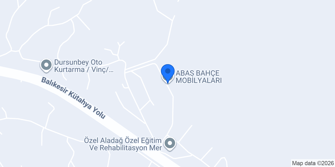 ABAŞ BAHÇE MOBİLYALARI konumu