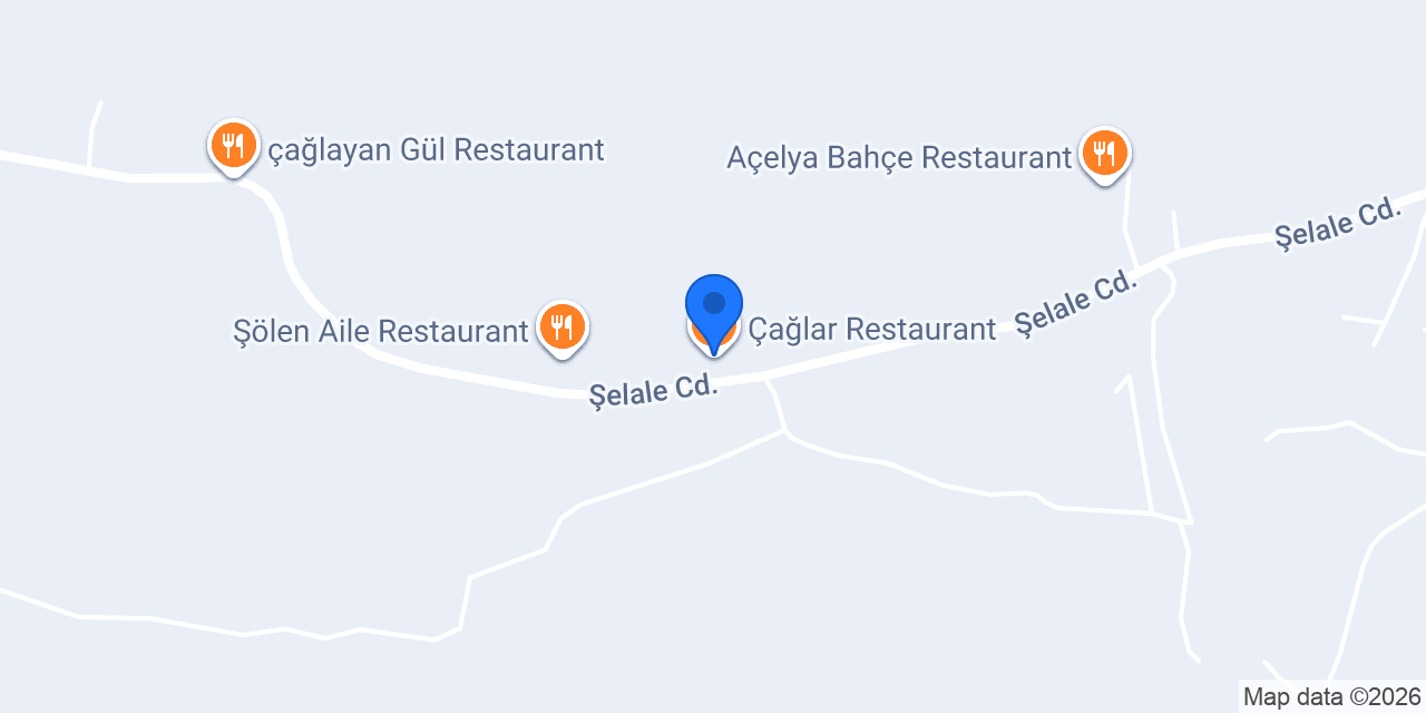 Çağlar Restaurant konumu