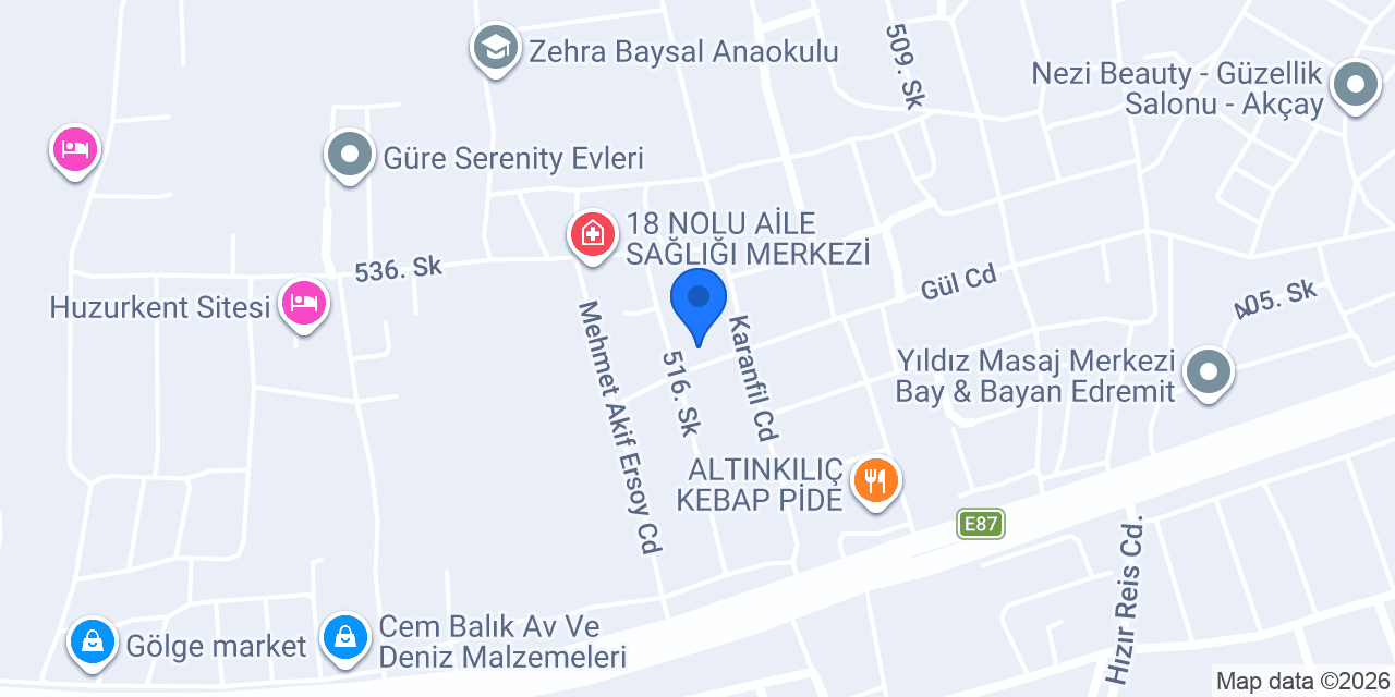 Melek Yapi konumu