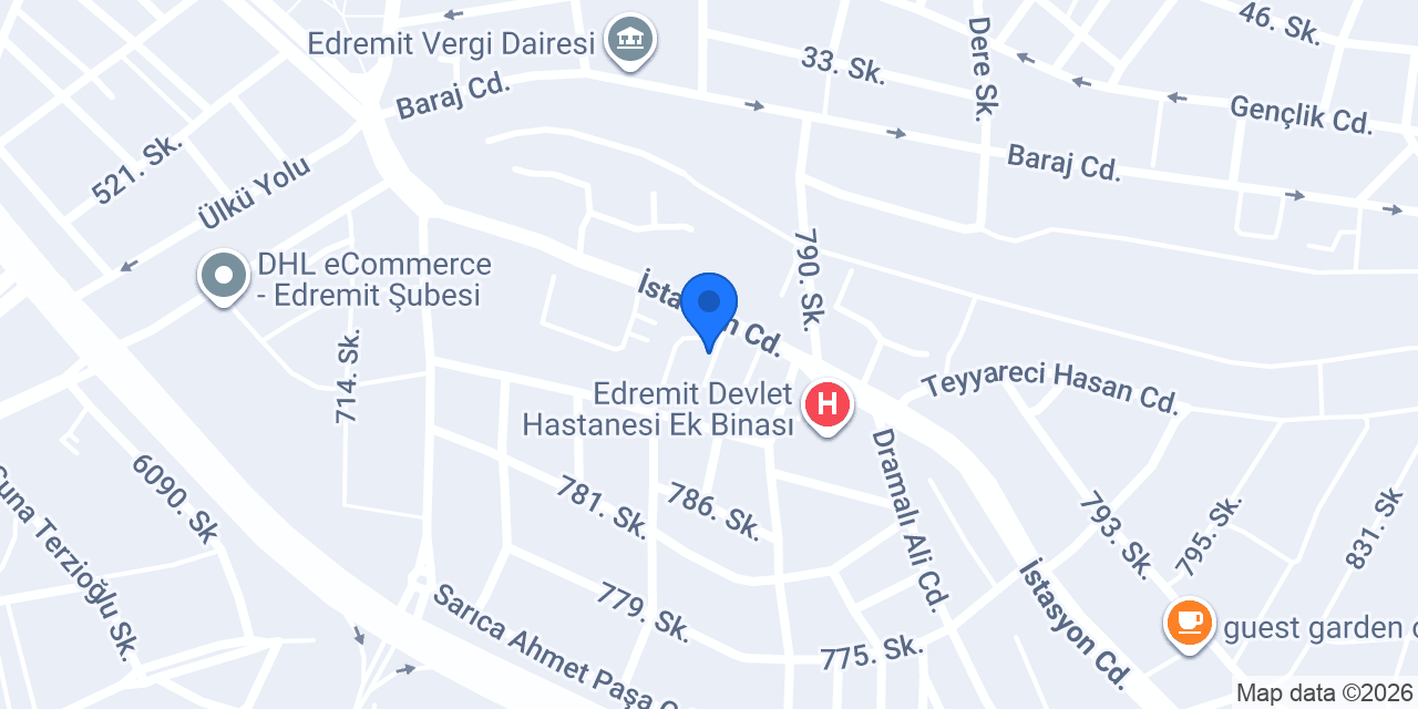 Sarıkız Gastroenteroloji Merkezi konumu