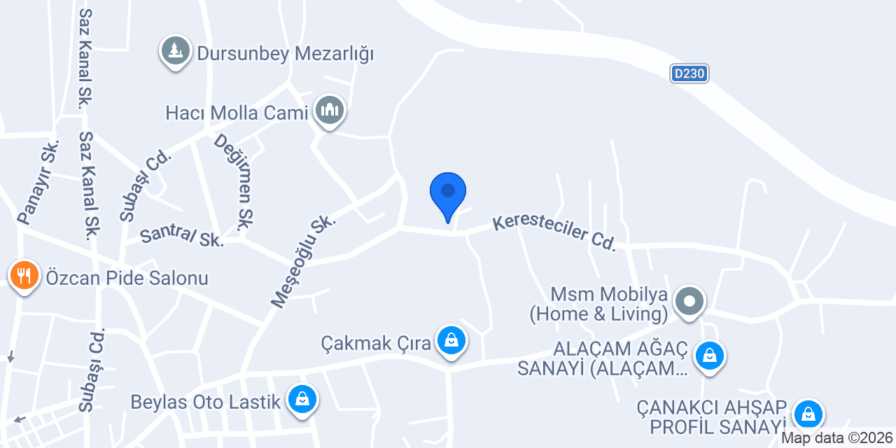 Küçüksarnıç Kereste konumu