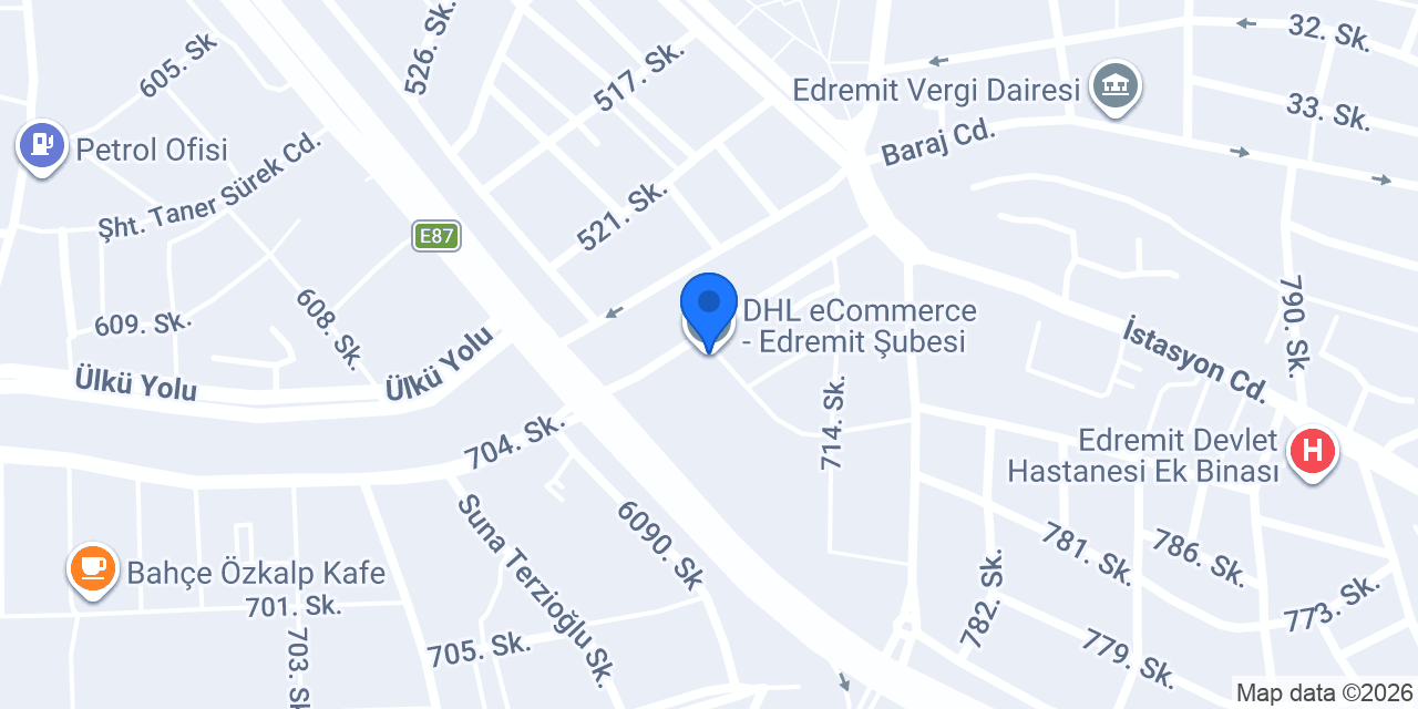 DHL eCommerce - Edremit Şubesi konumu