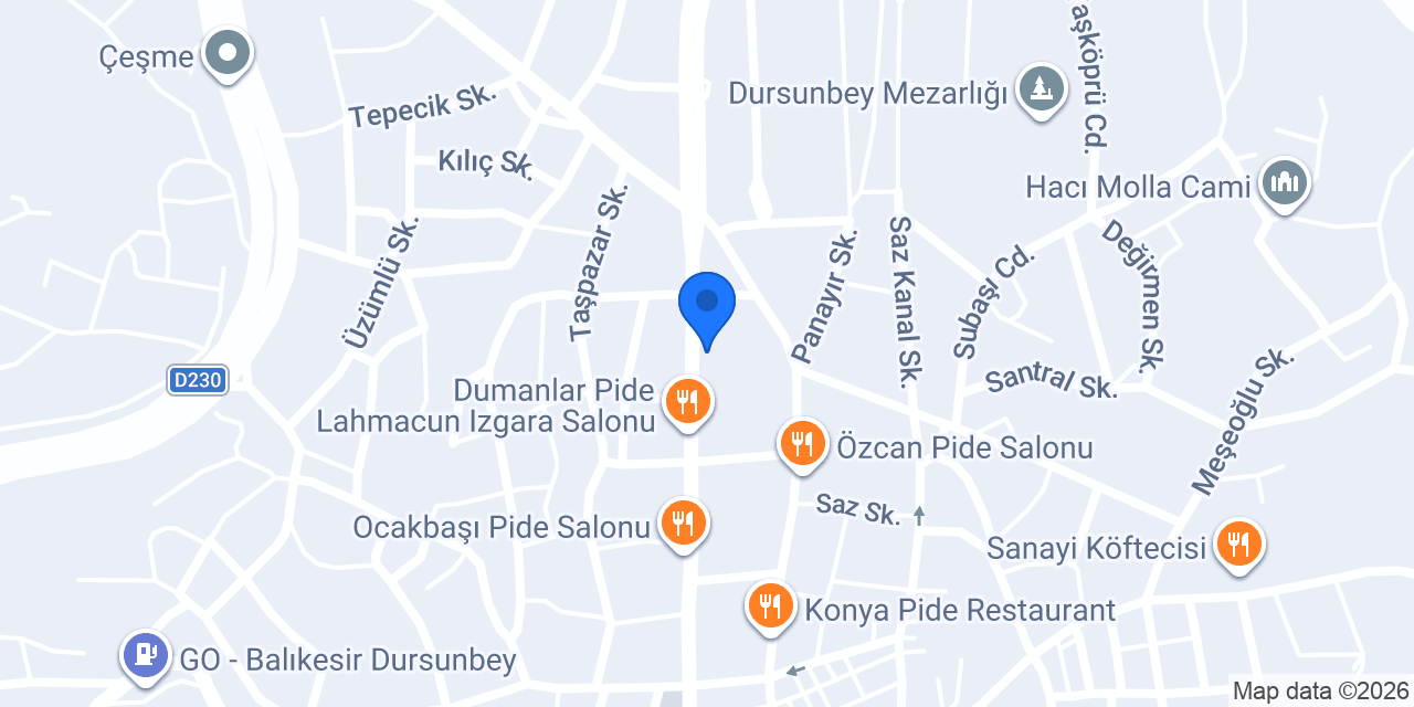 Çakırcalılar Yapı Malzemeleri konumu