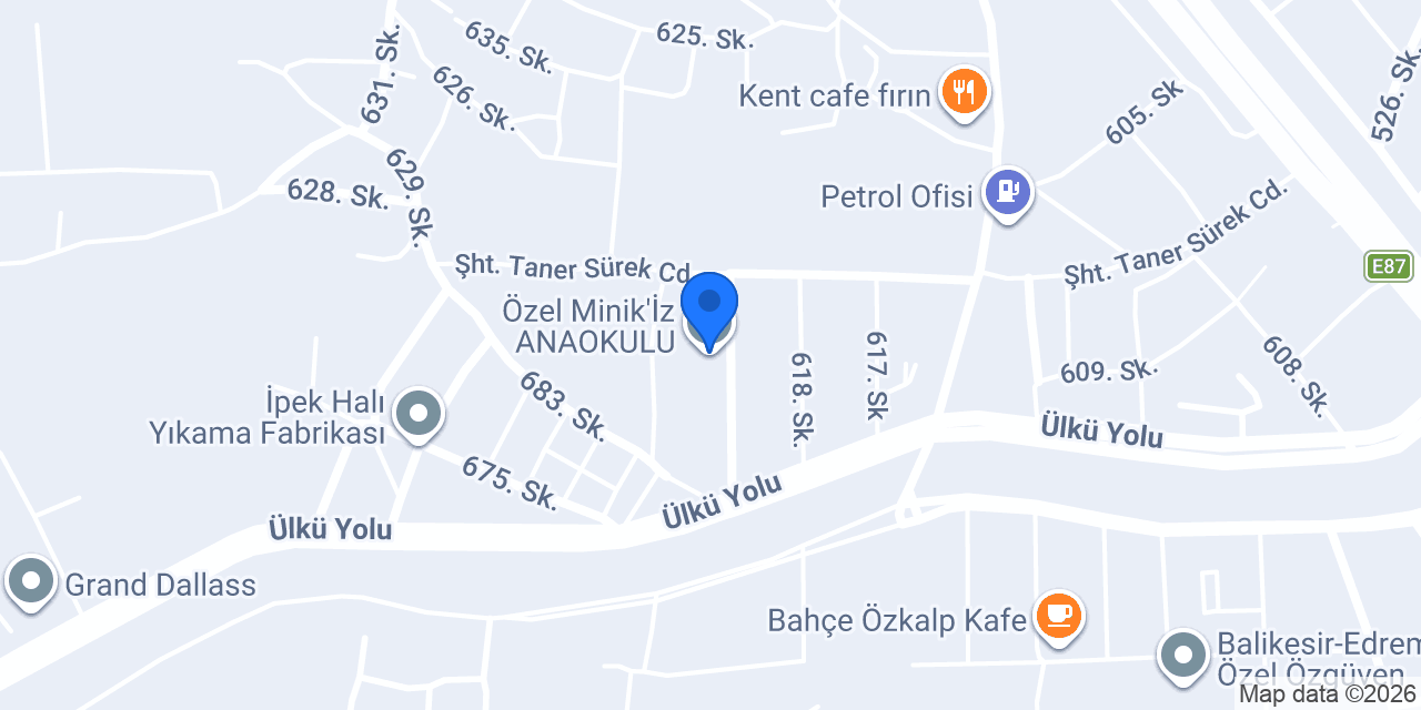 Özel Minik'İz ANAOKULU konumu