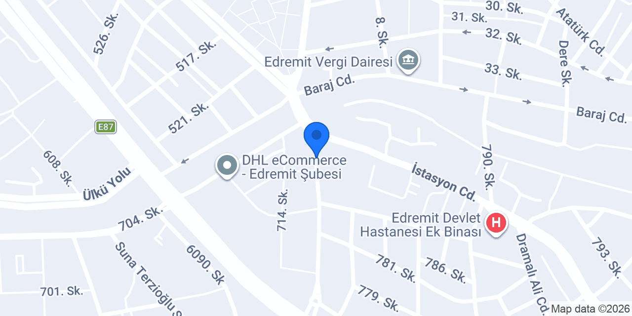 Pasaport Pizza Edremit konumu