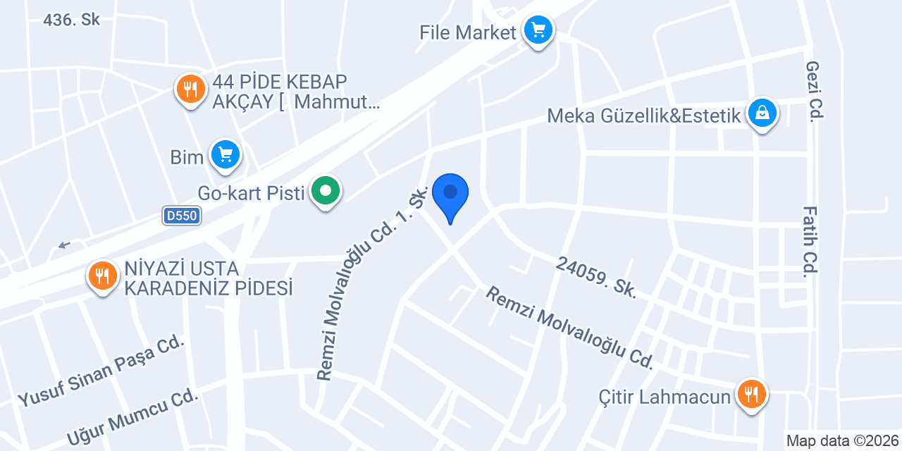 Akçay lahmacun pide kebap salonu konumu
