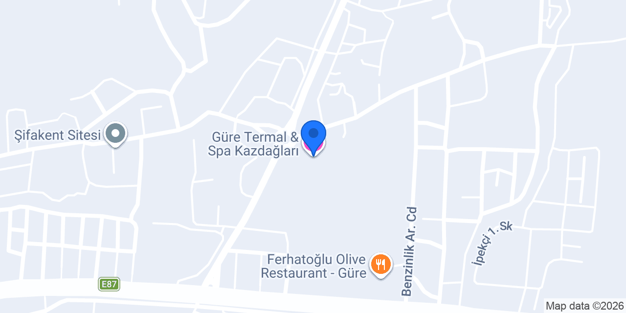 Güre Termal & Spa Kazdağları konumu