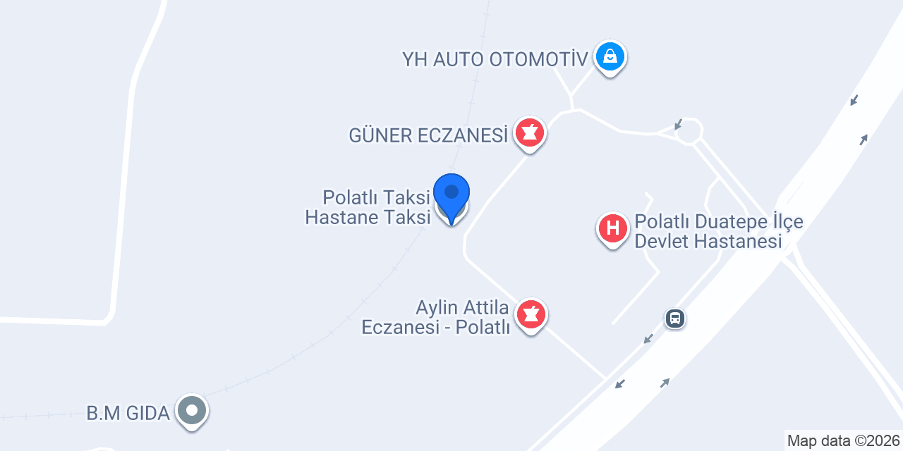 Polatlı Taksi Hastane Taksi konumu