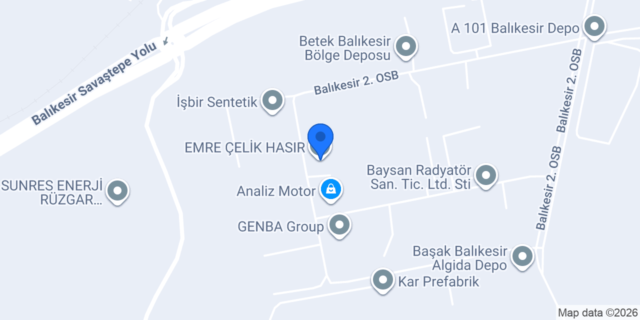EMRE ÇELİK HASIR konumu