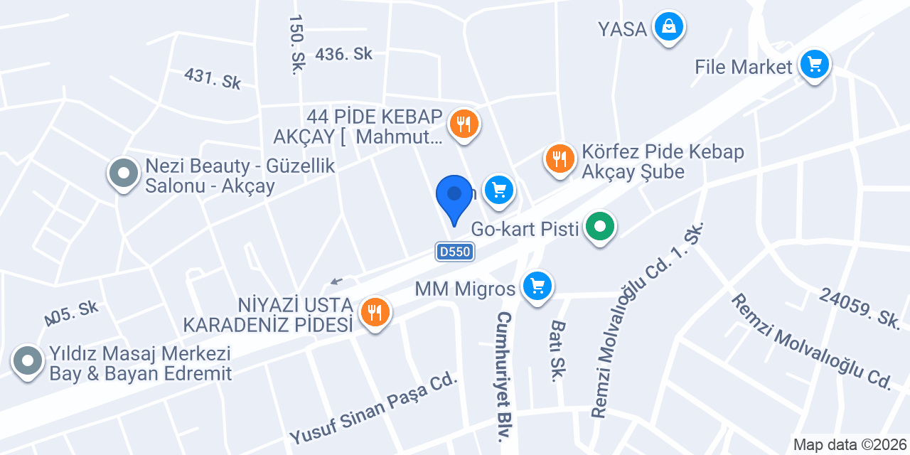 YAĞMUR İNŞAAT TİCARET konumu