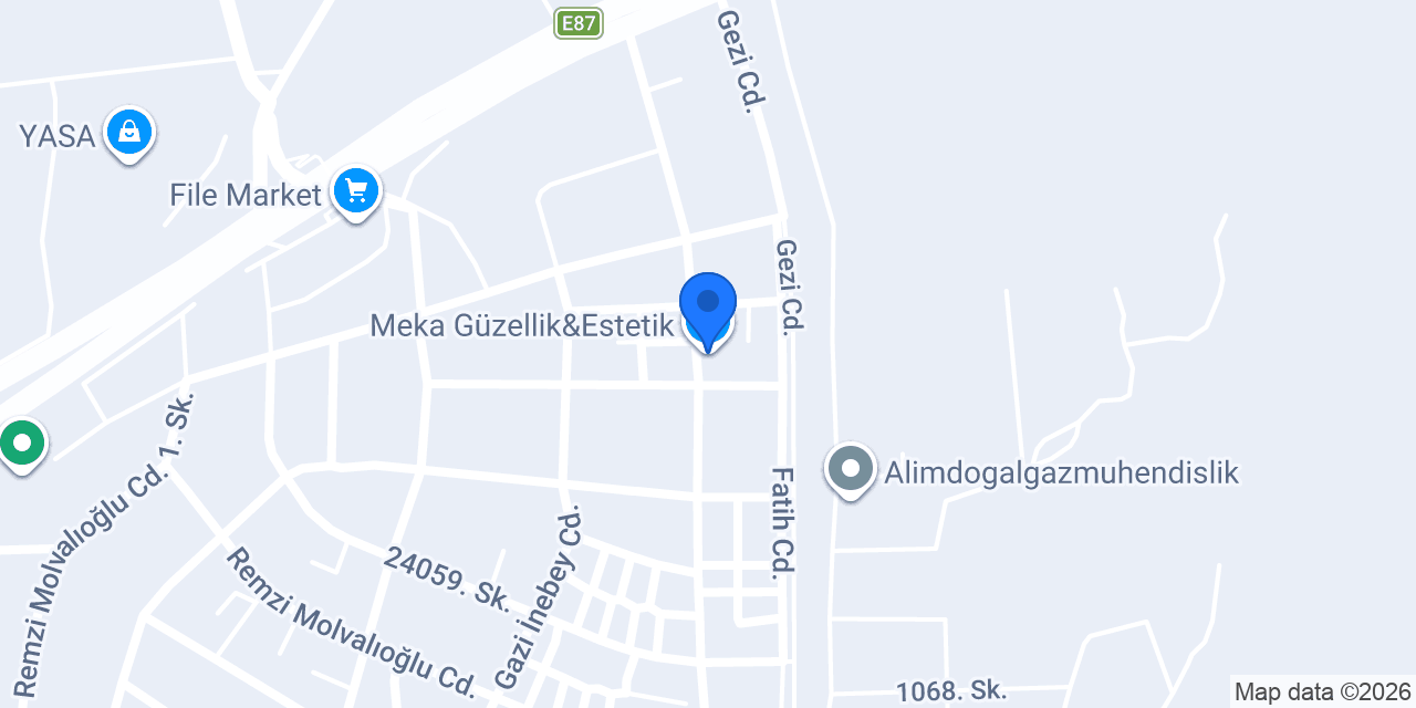 Meka Güzellik&Estetik konumu