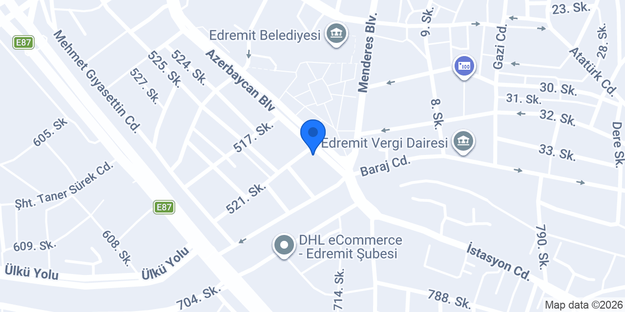 QNB Edremit Şubesi konumu