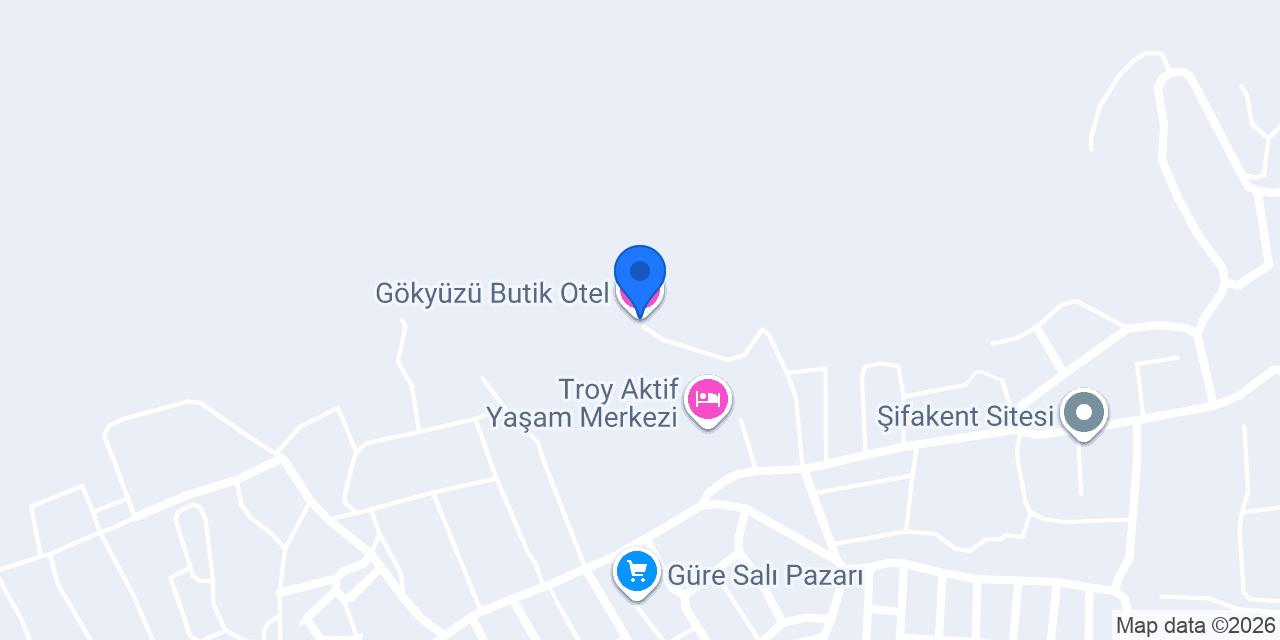Gökyüzü Butik Otel konumu