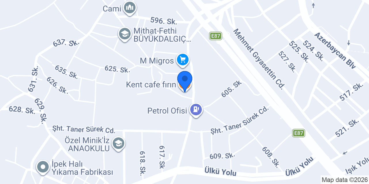 Kent cafe fırın konumu