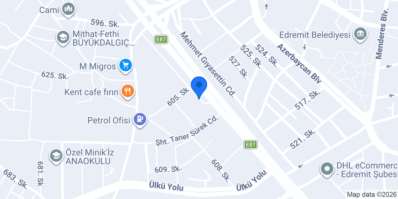 EDREMİT ÇOCUK KULÜBÜ konumu