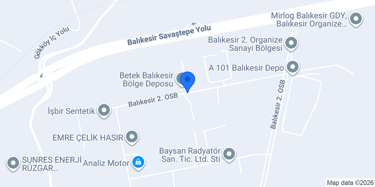 DD Demir Çelik Sanayi konumu