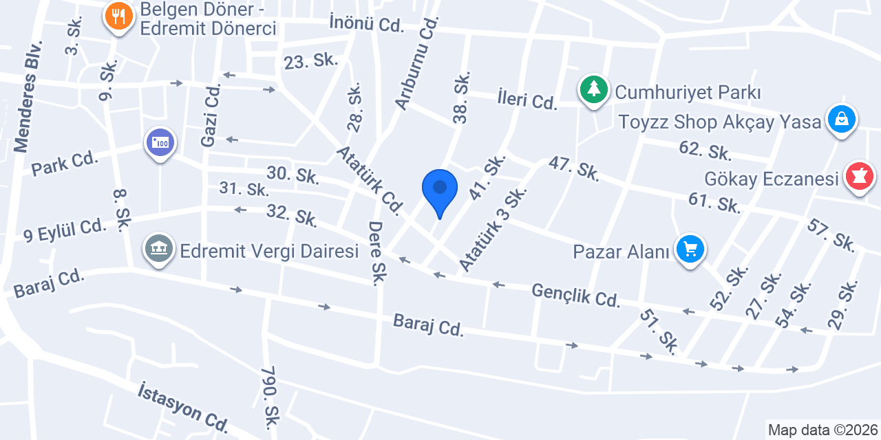 Muro Fırın konumu