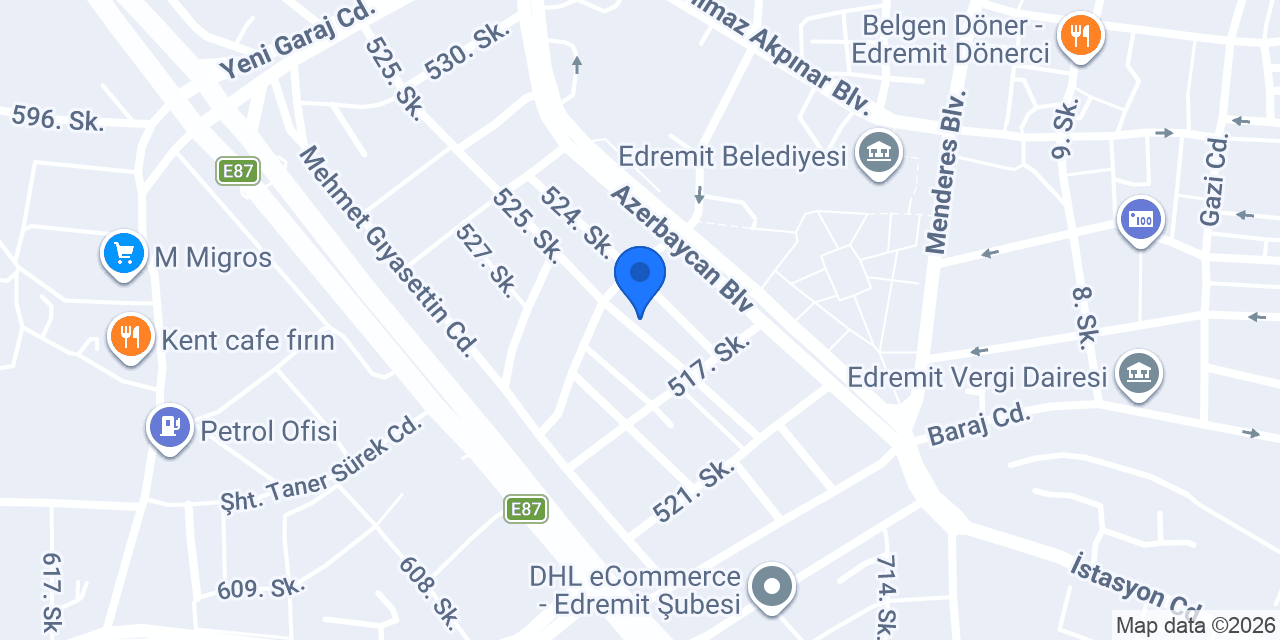 Matematik Denizi Özel Eğitim konumu