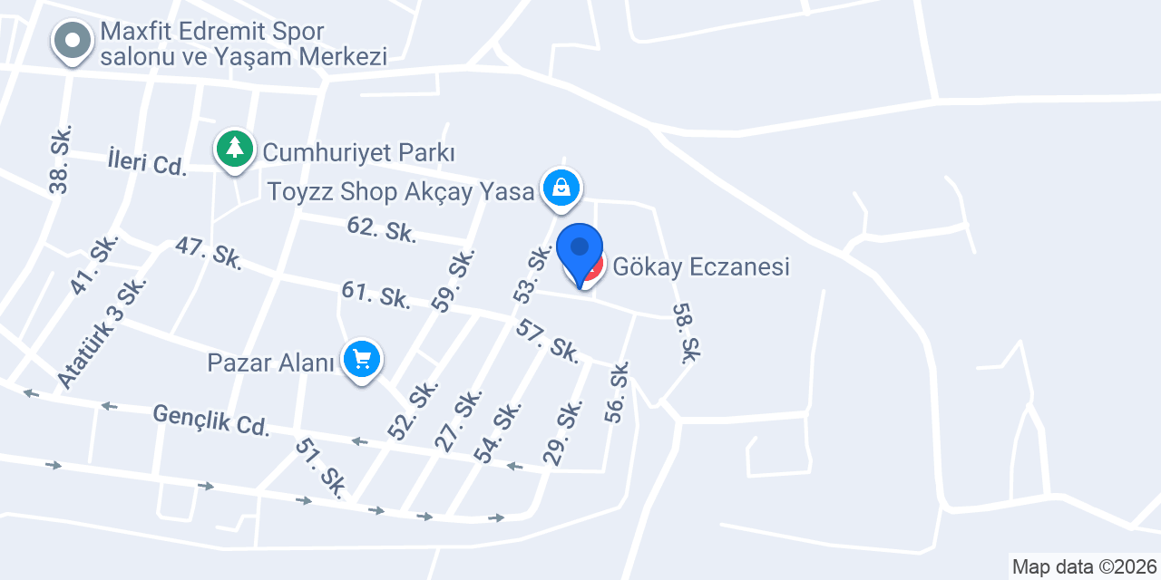Nizam Eczanesi konumu