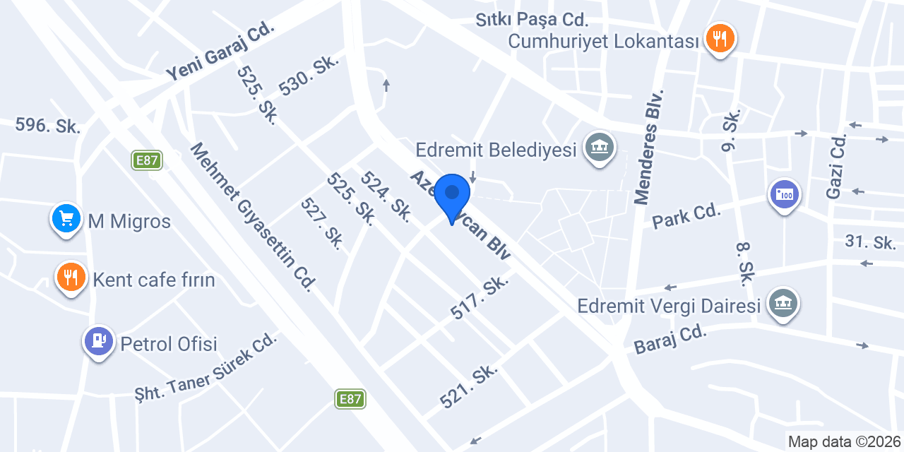 Ergin Eczanesi konumu