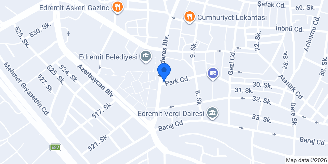 Cengiz Optik konumu