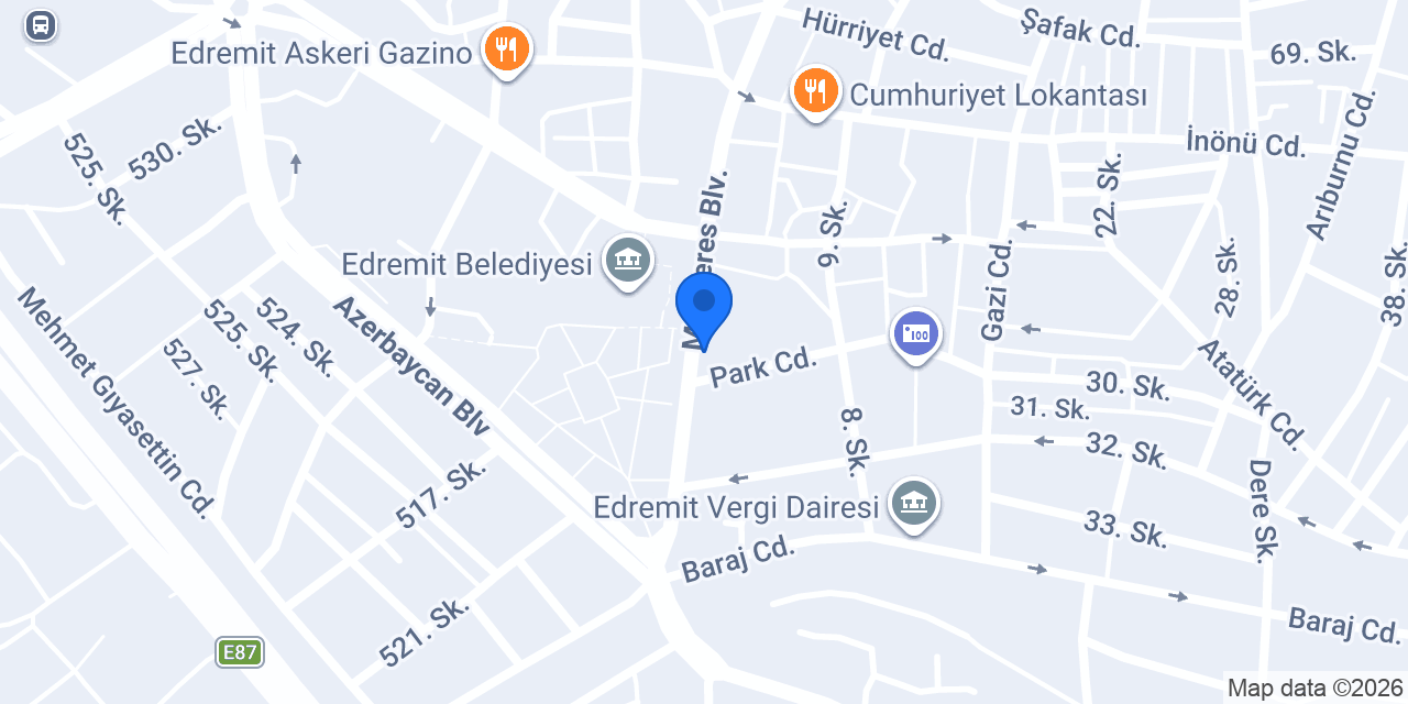 Can Optik Edremit konumu