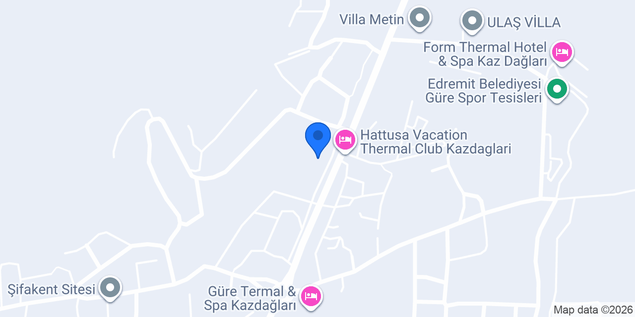 Dedeman Güre-Nurhayat Thermal Resort & Spa konumu