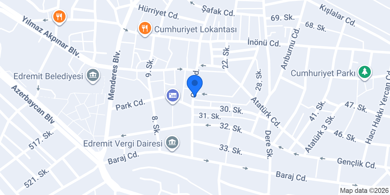 Özen Elektrik konumu