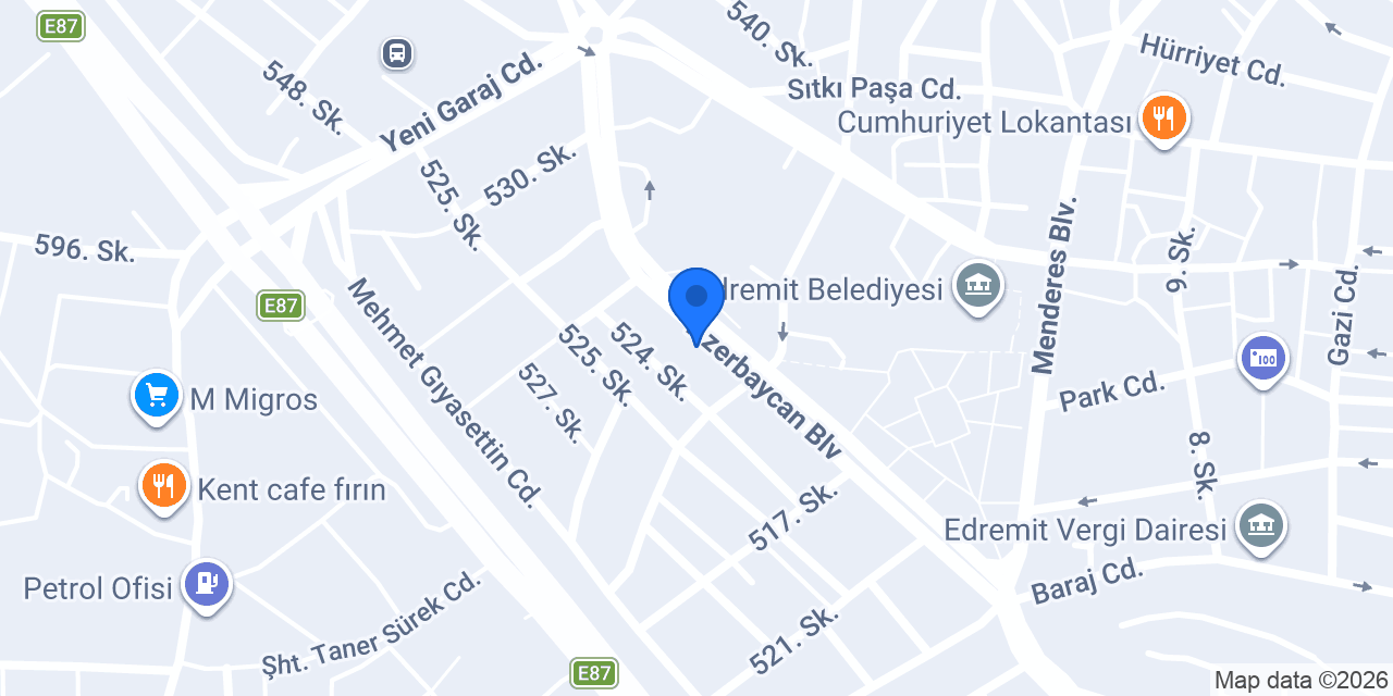 Alperen Kalemer Erkek Kuaförü konumu