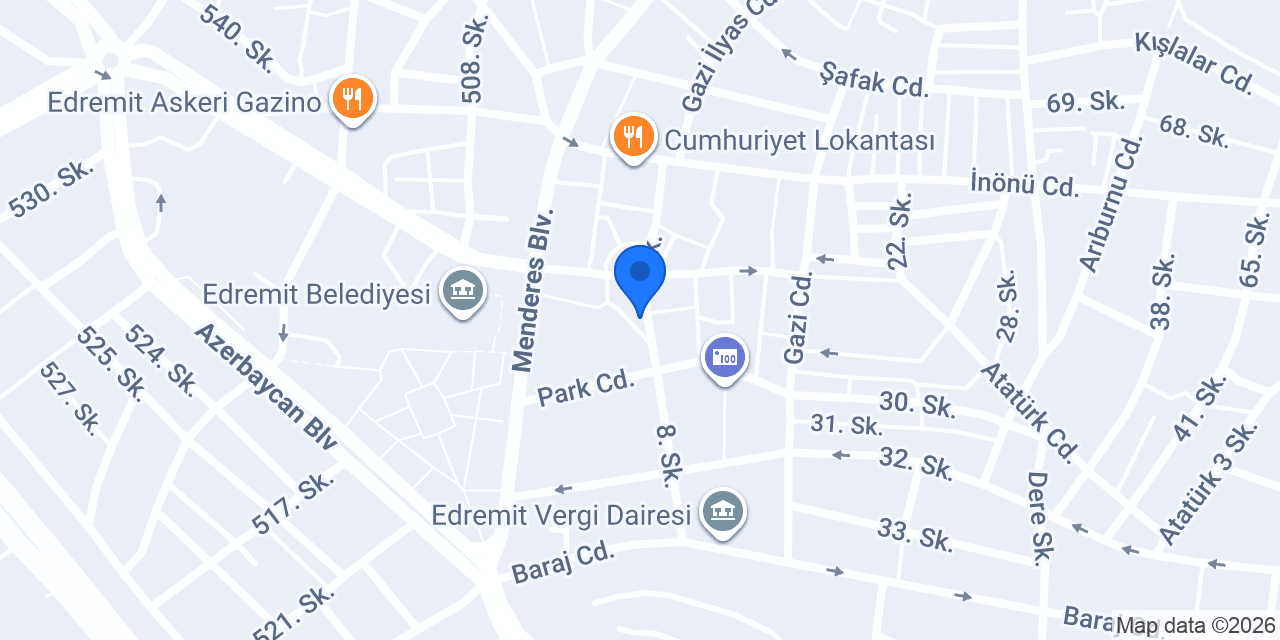 Dilay Fast Food konumu