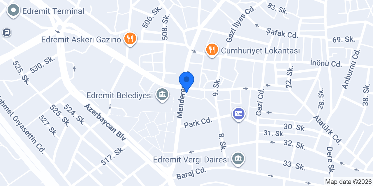 Duygu Optik Edremit konumu