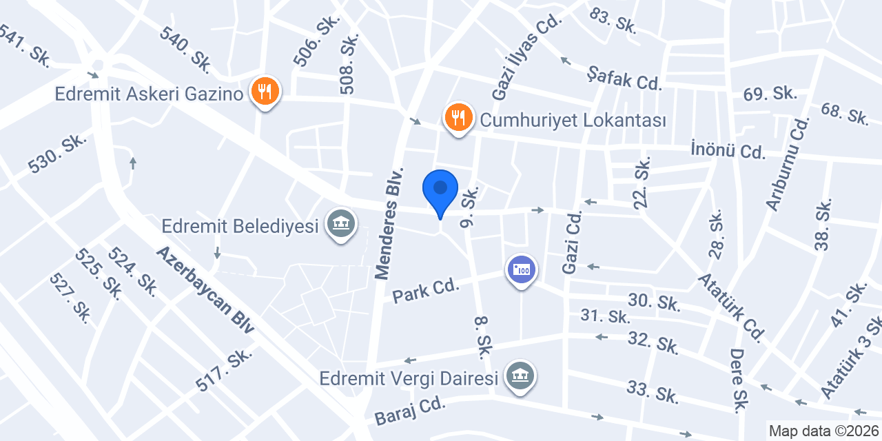 EDREMİT Diş Hekimi Yavuz Yardımcı konumu