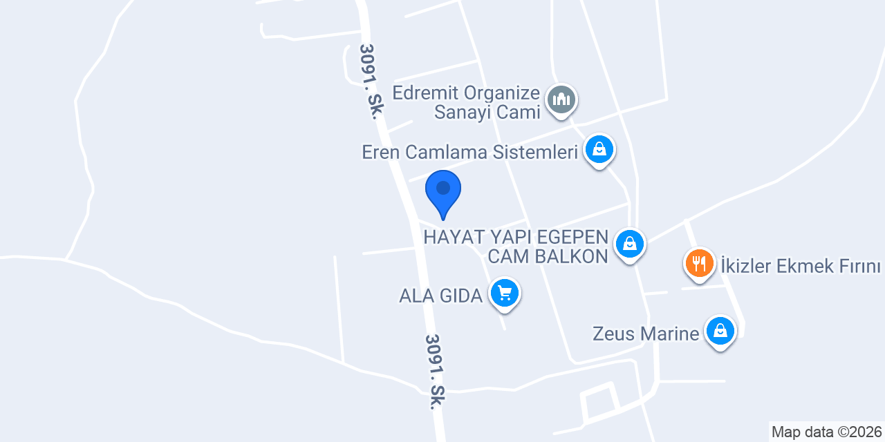 Özkardeşler Mobilya konumu