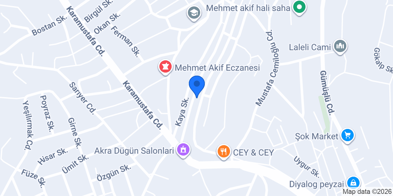 Ay yıldız Mobilya konumu