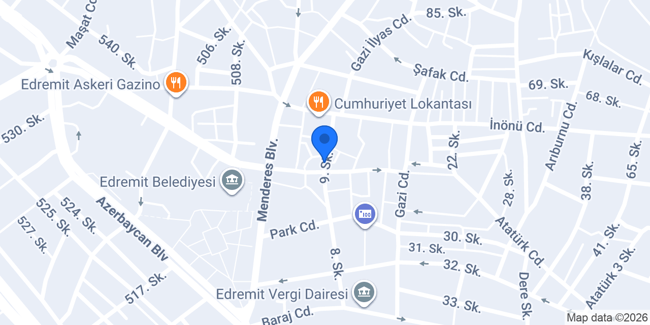 MAVİ DUKKAN CAFE konumu