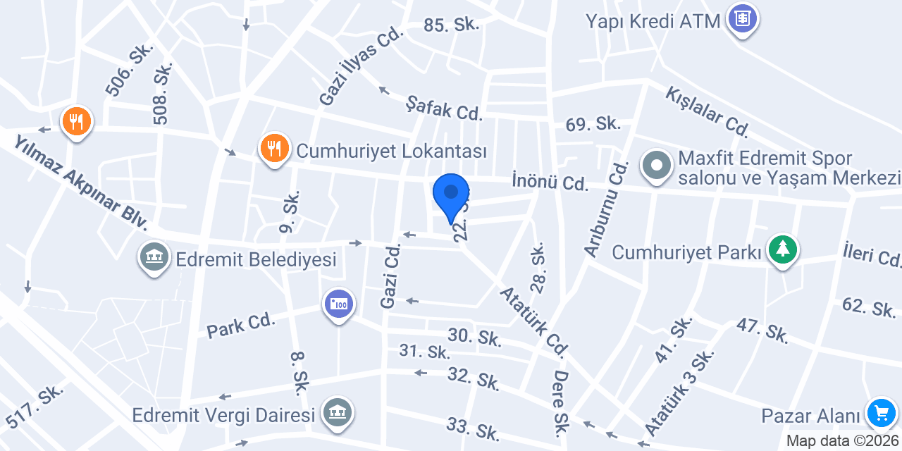 HAG Yapı Mimarlık & Mühendislik konumu