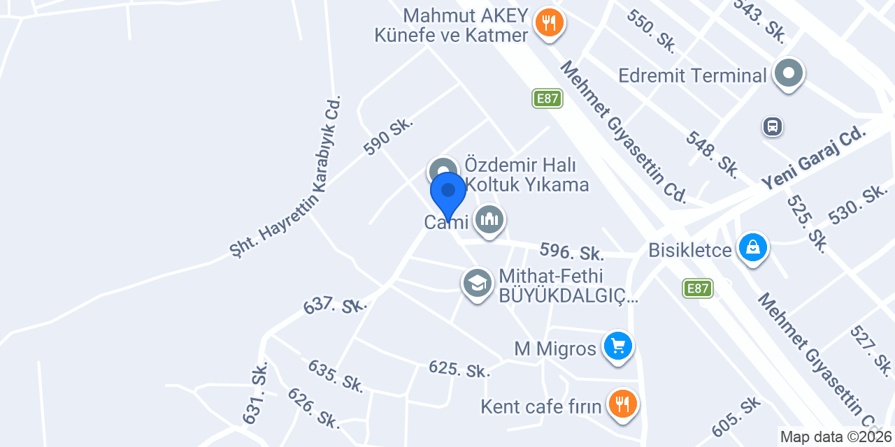 Ahmet Yazan Hair Studio konumu